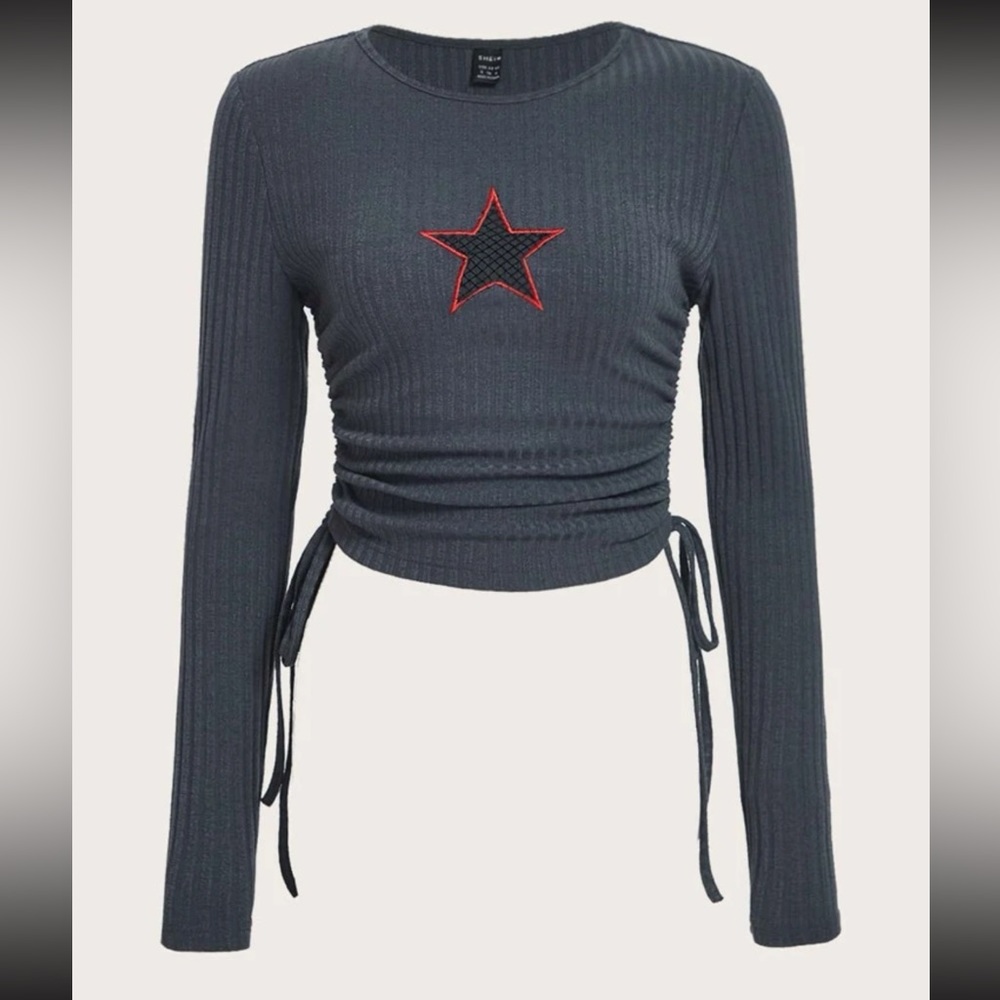 Fishnet star top